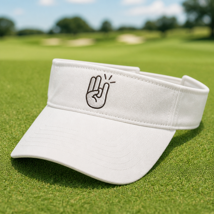Two In Pink One In Stink Embroidered Visor