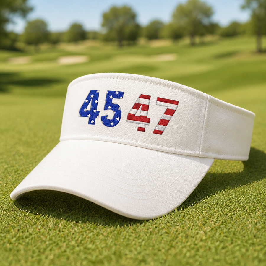 True American Embroidered Visor
