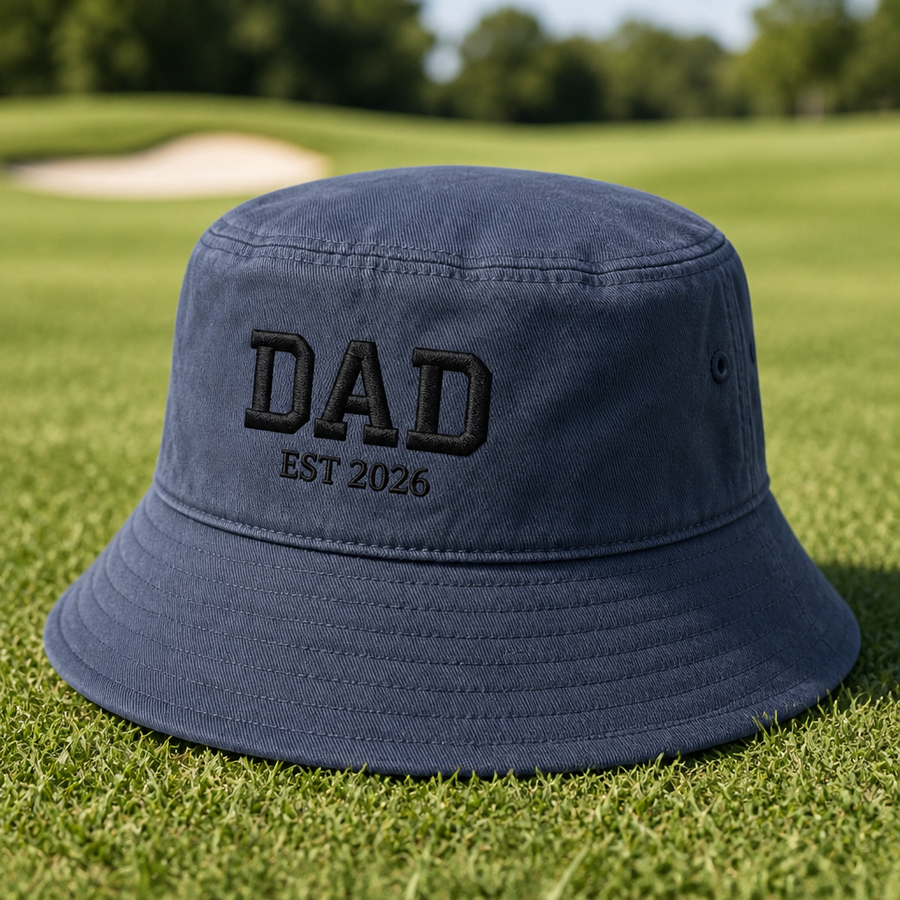 Golf Dad 2026 Embroidered Bucket Hat