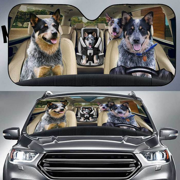 Funny Dog Family Car Windshield Sun Shade AS1353