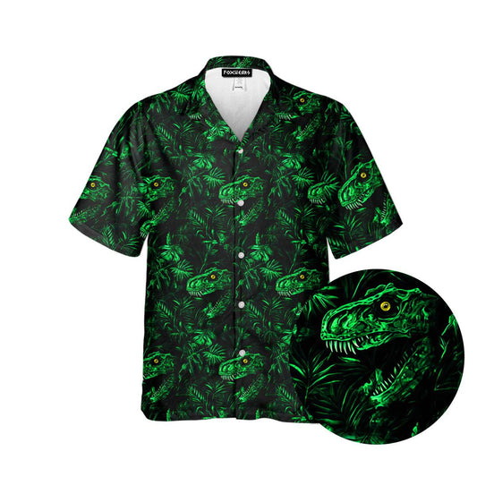 Hidden Dinosaur - Golf Hawaiian Shirt