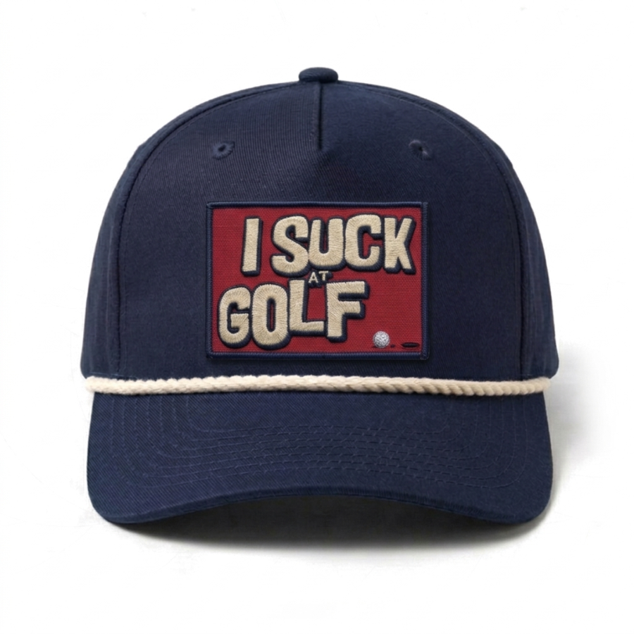 I Suck At Golf Rope Hat