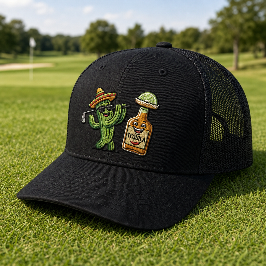 Tequila & Tee Embroidered Trucker Hat