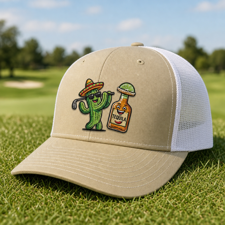 Tequila & Tee Embroidered Trucker Hat