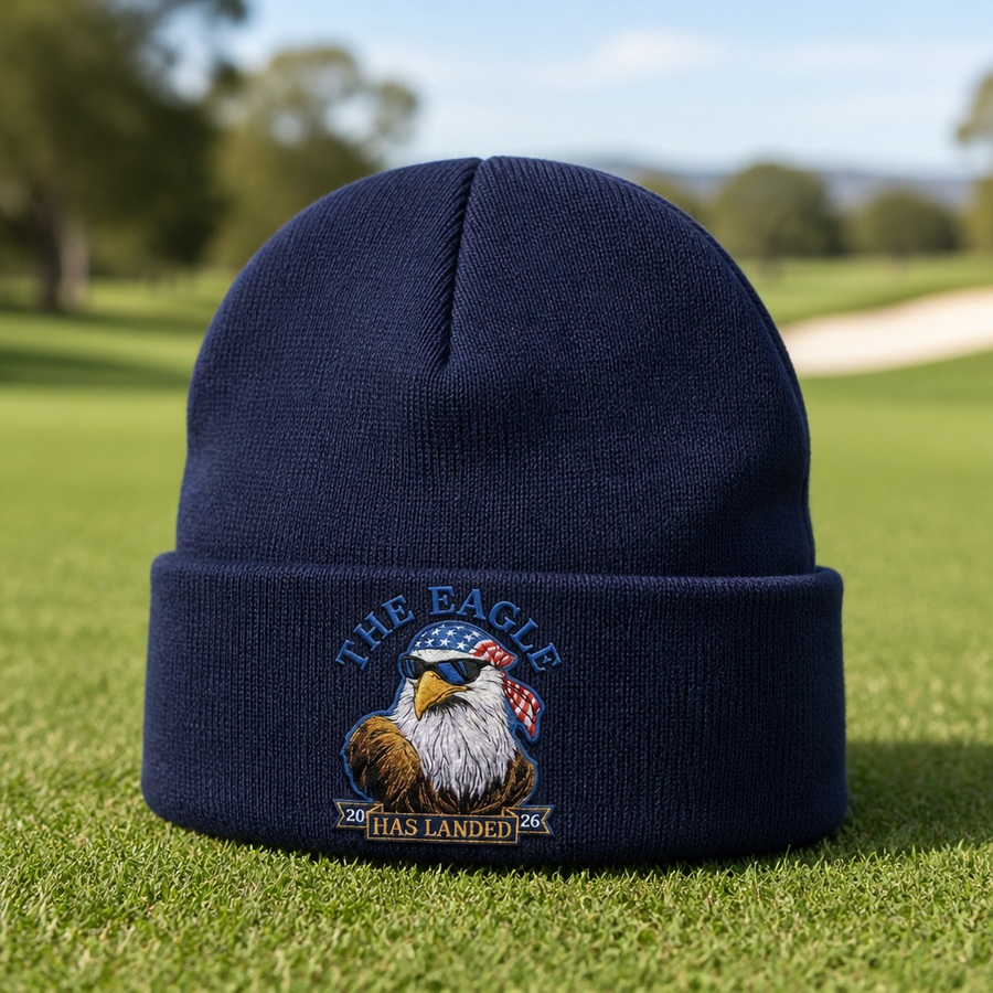 Freedom Has Landed Embroidered Beanie