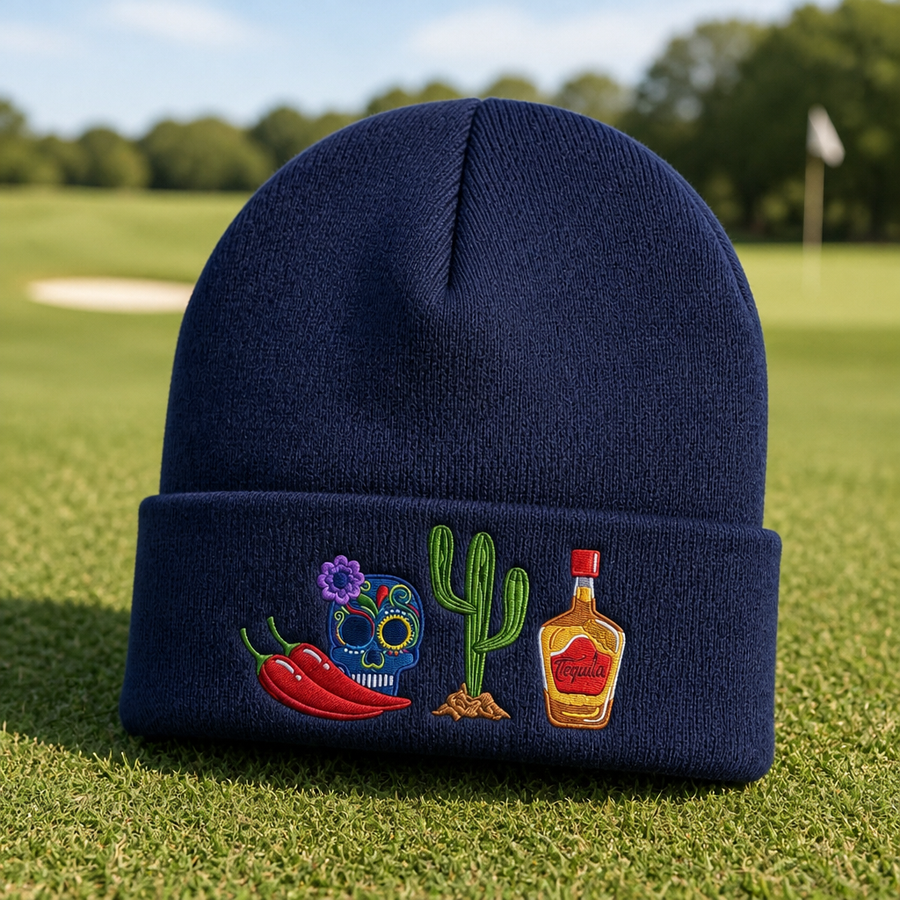 Desert Fiesta Embroidered Beanie