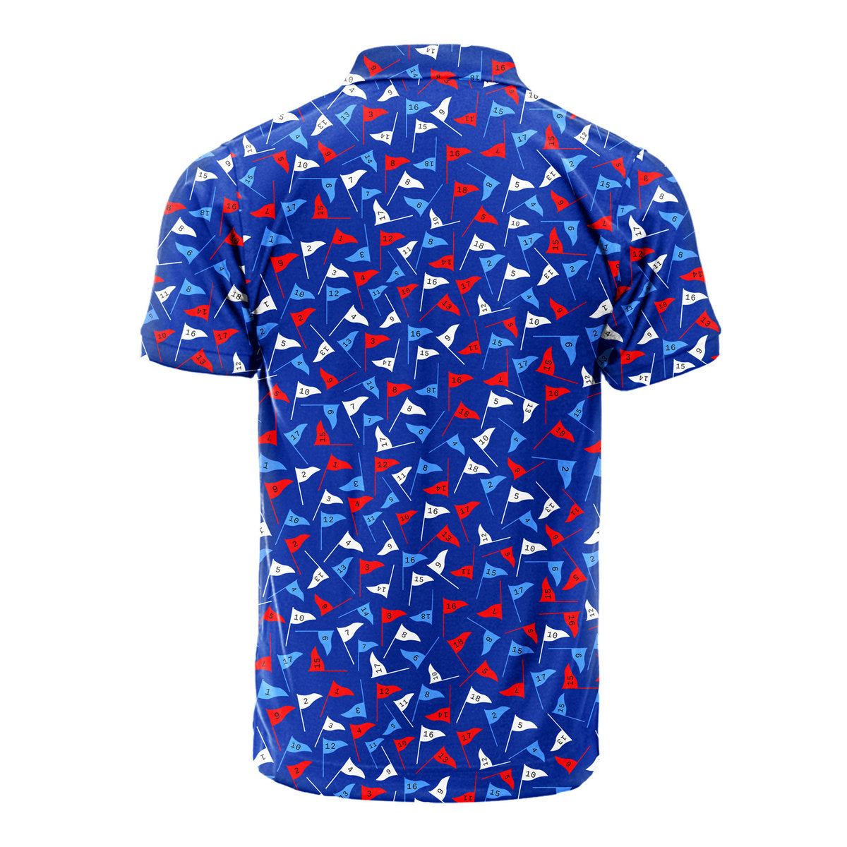 Flag Tap Golf - Funny Golf Polo