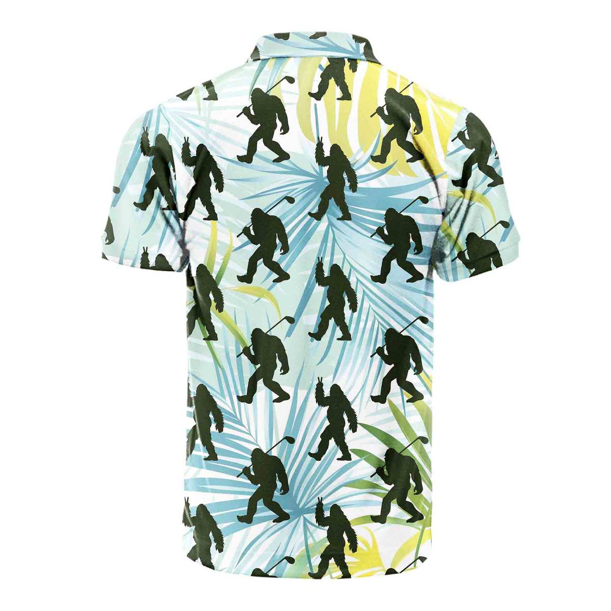 Bigfoot Sasquatch Golf Shirt Golf Club Funny - Golf Polo Shirt