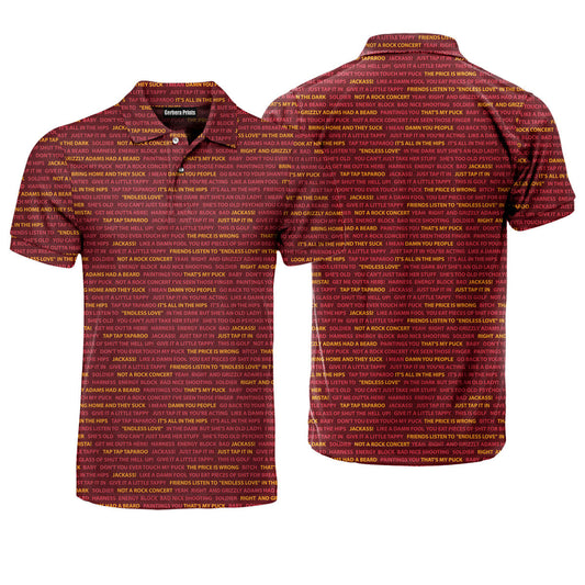 Happy Gilmore Just Tap It In - Golf Polo Shirt