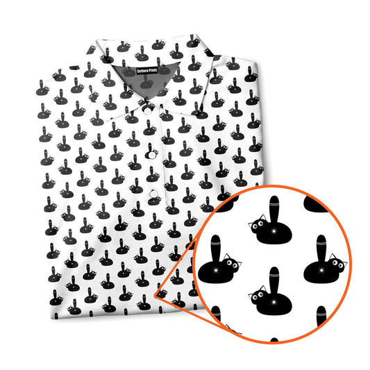 Puss Birdie Tail - Funny Golf Polo Shirt