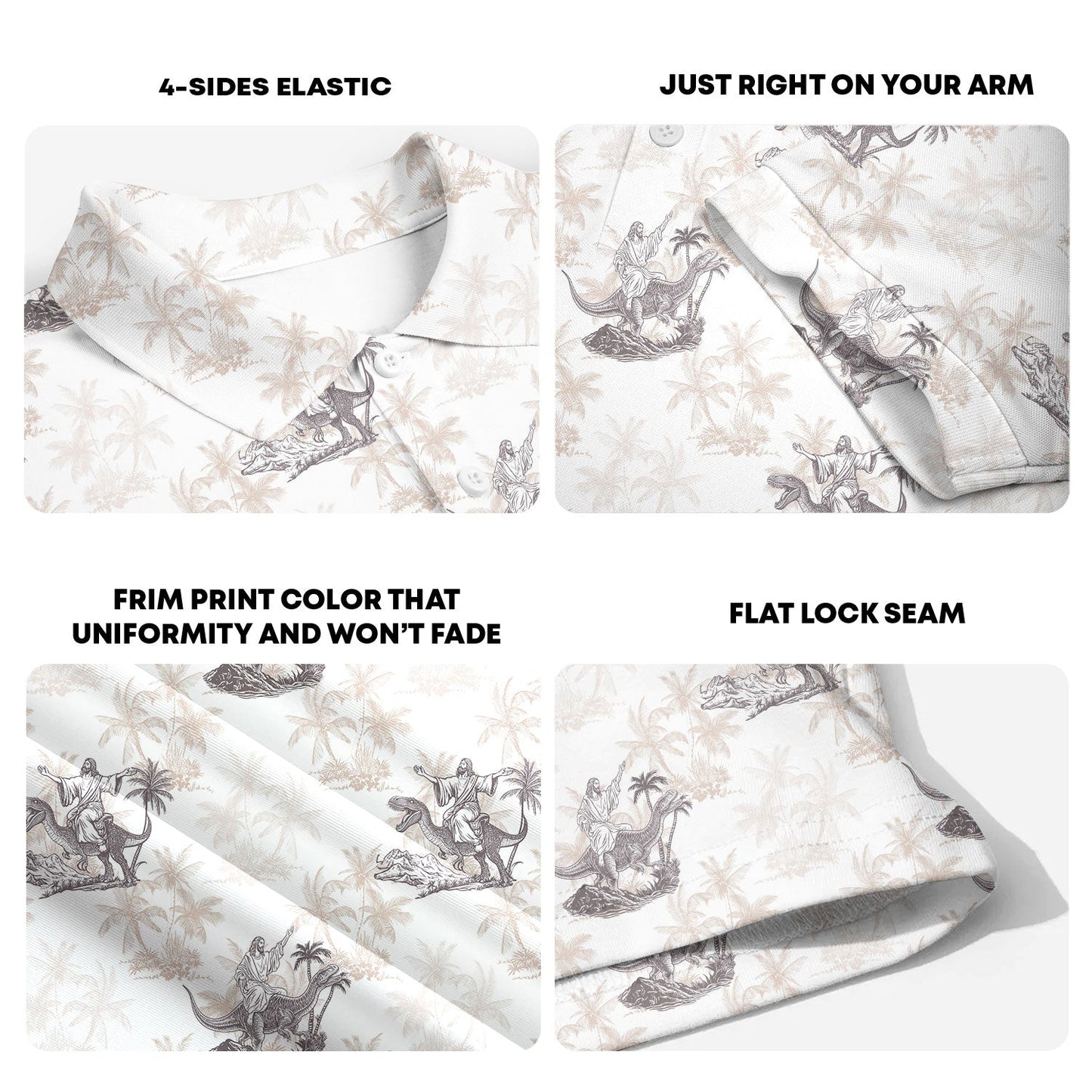 Jesus Riding Dinosaur