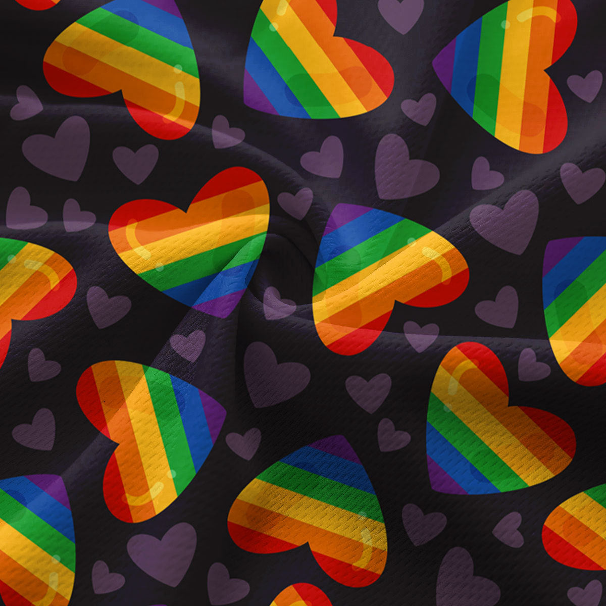 Rainbow Heart LGBT - Ladies Sleeveless Golf Polo Shirt
