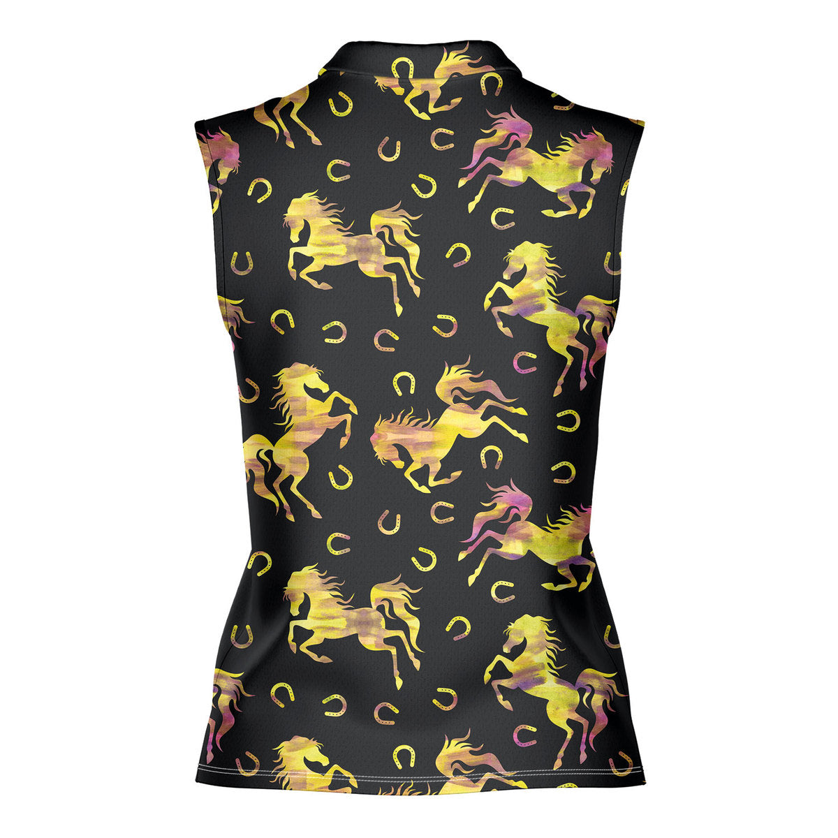 Horse Racing Kentucky Derby - Ladies Sleeveless Golf Polo Shirt