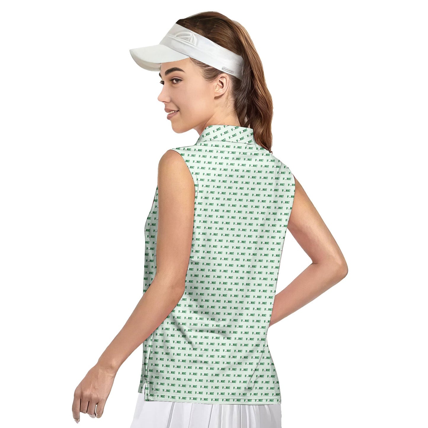 Fore! - Ladies Sleeveless Golf Polo