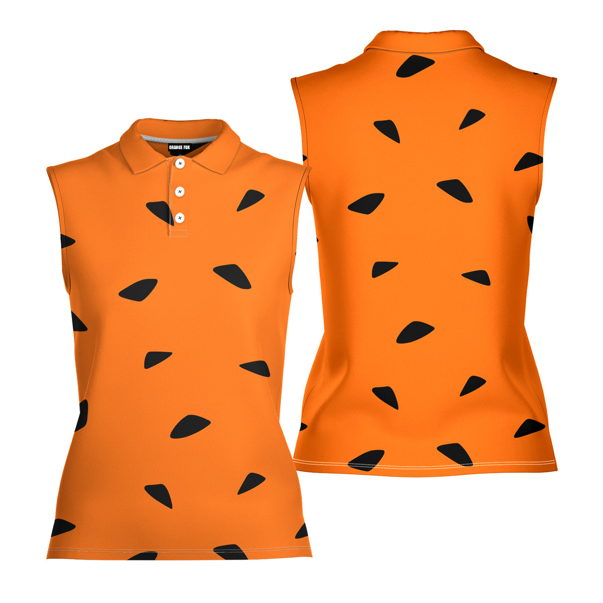 The Flintstones - Ladies Sleeveless Golf Polo Shirt