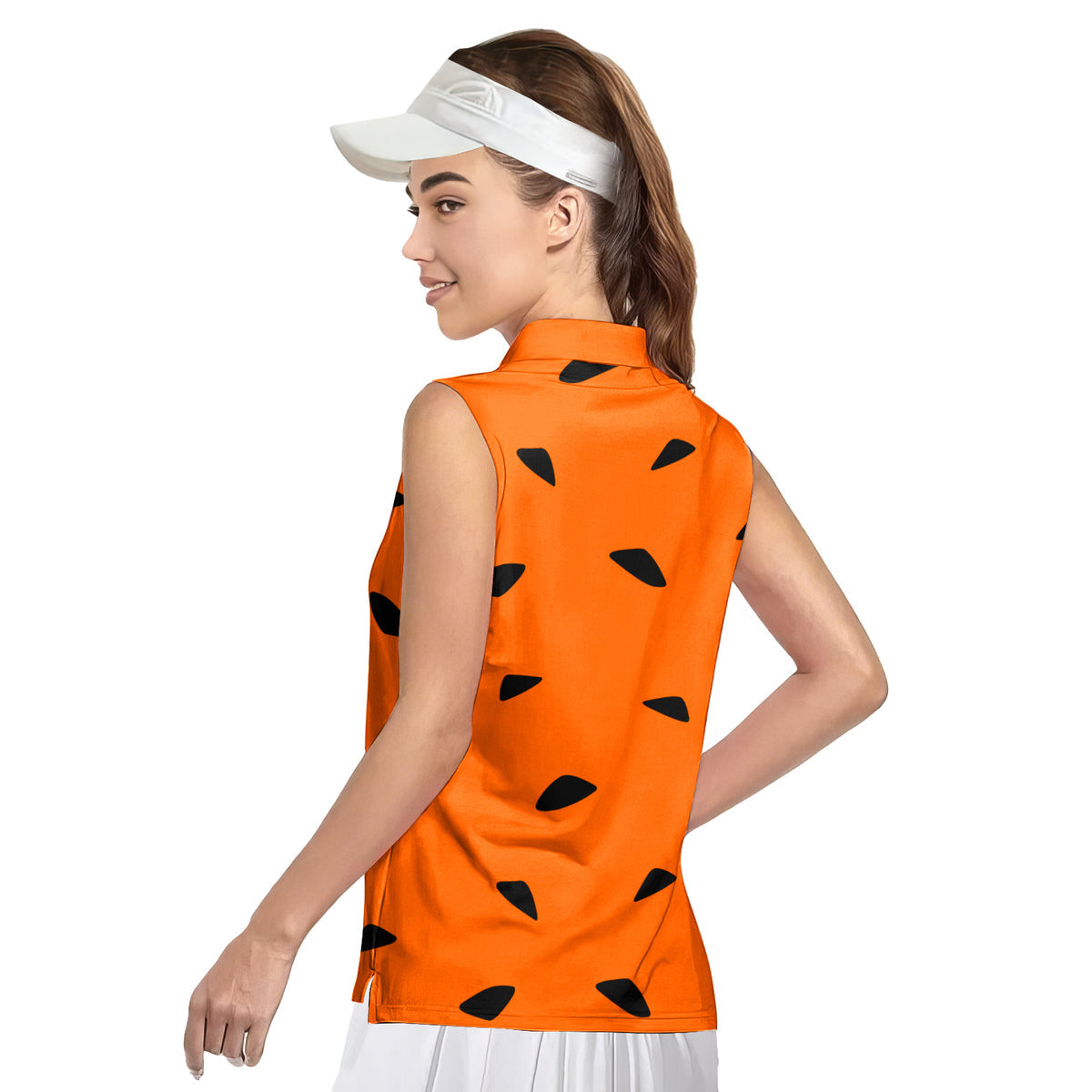 The Flintstones - Ladies Sleeveless Golf Polo Shirt