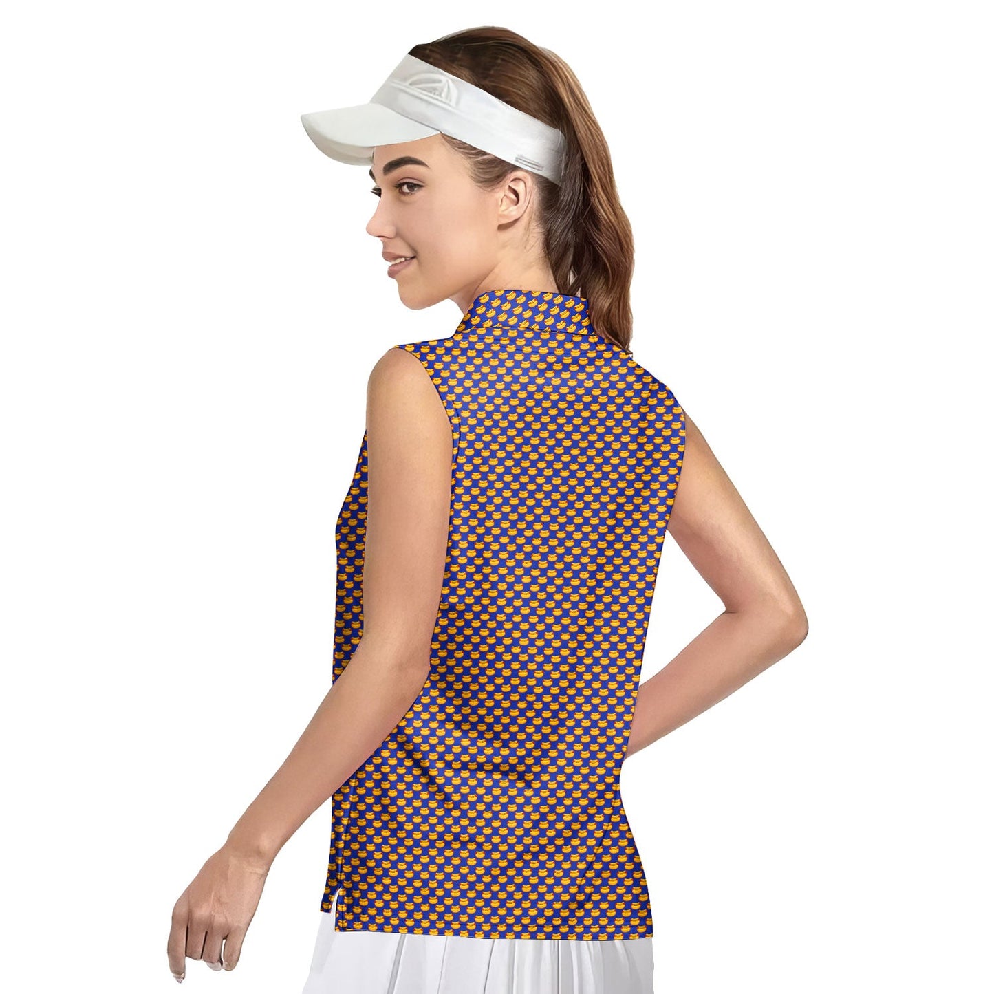 Drives for Dogs - Ladies Sleeveless Golf Polo