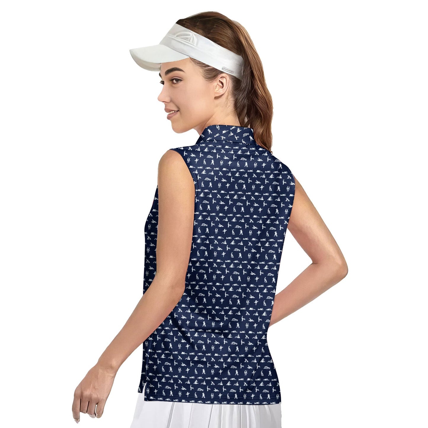 S-e-x Ed. - Ladies Sleeveless Golf Polo