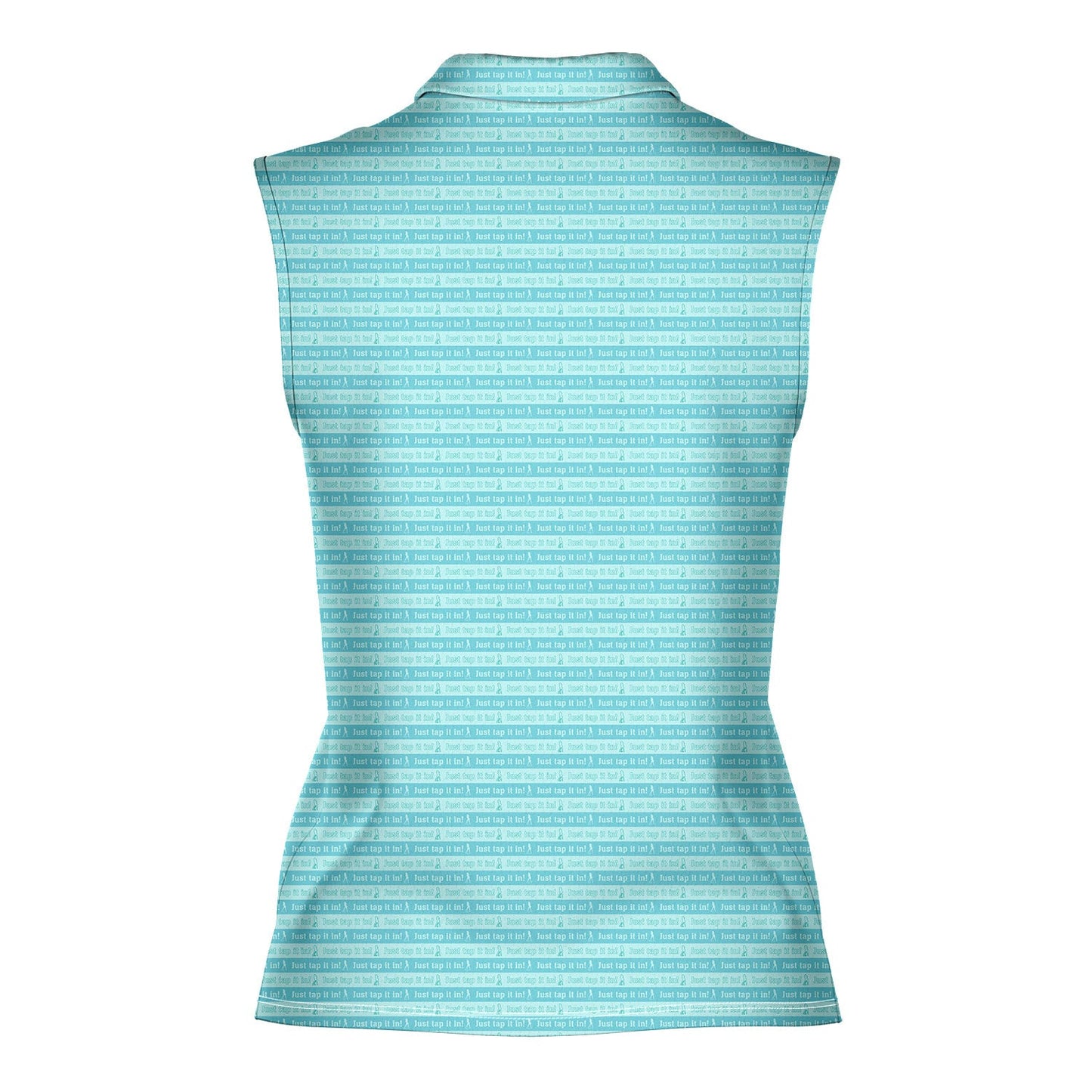 Just Tap It In! - Ladies Sleeveless Golf Polo