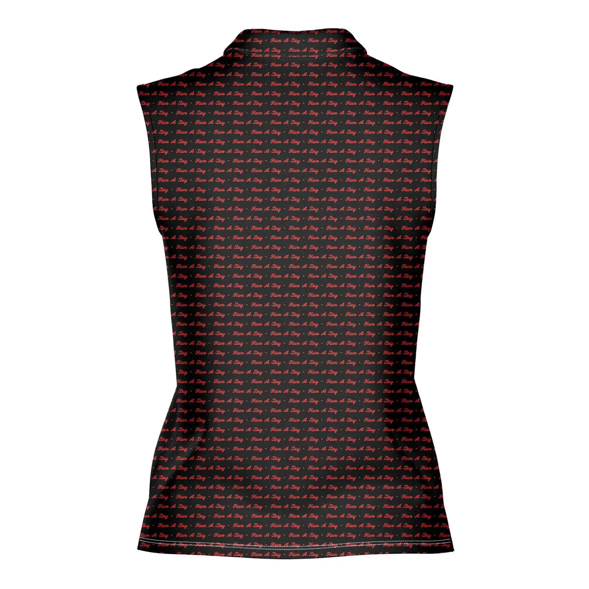 Have A Day - Ladies Sleeveless Golf Polo Shirt