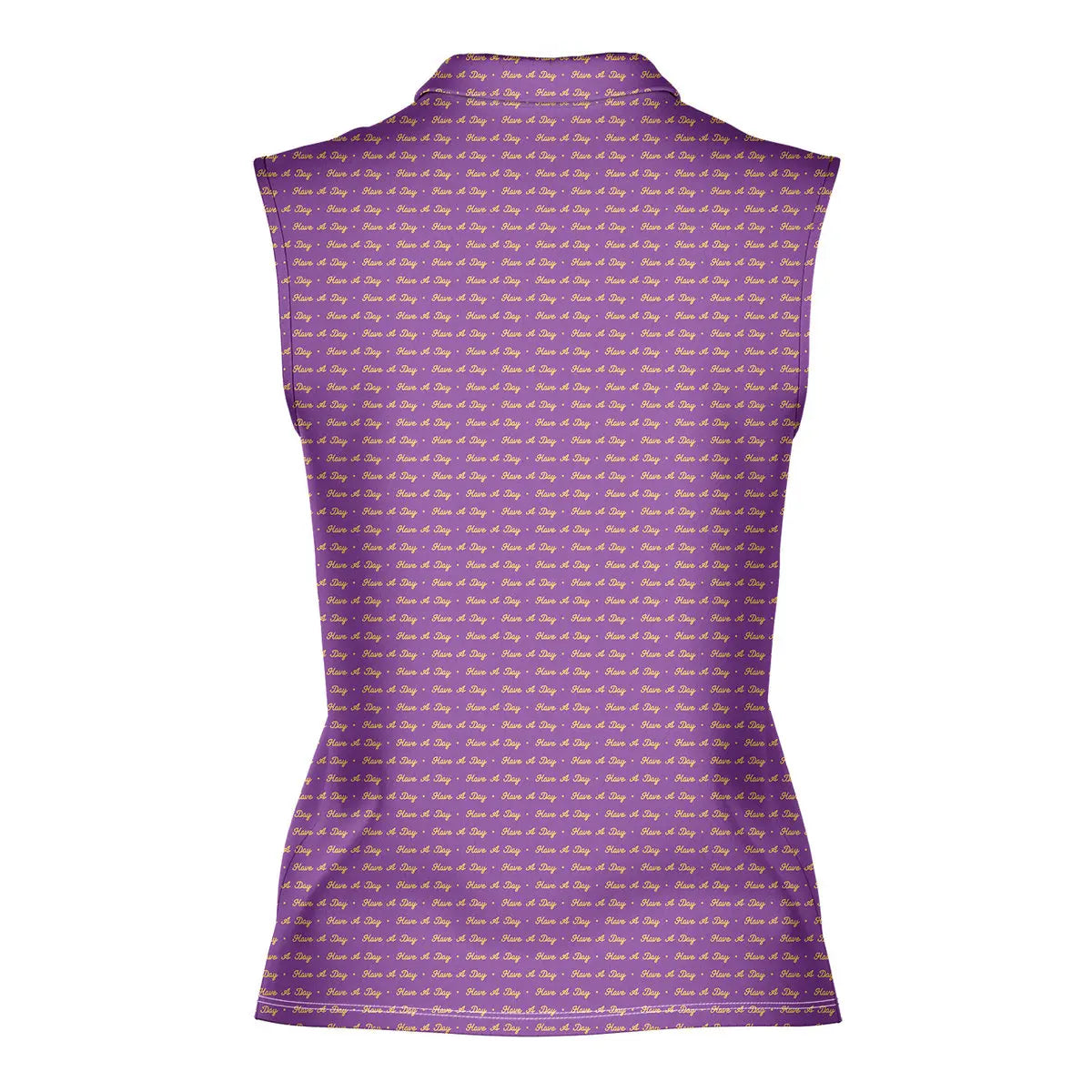 Have A Day - Ladies Sleeveless Golf Polo Shirt