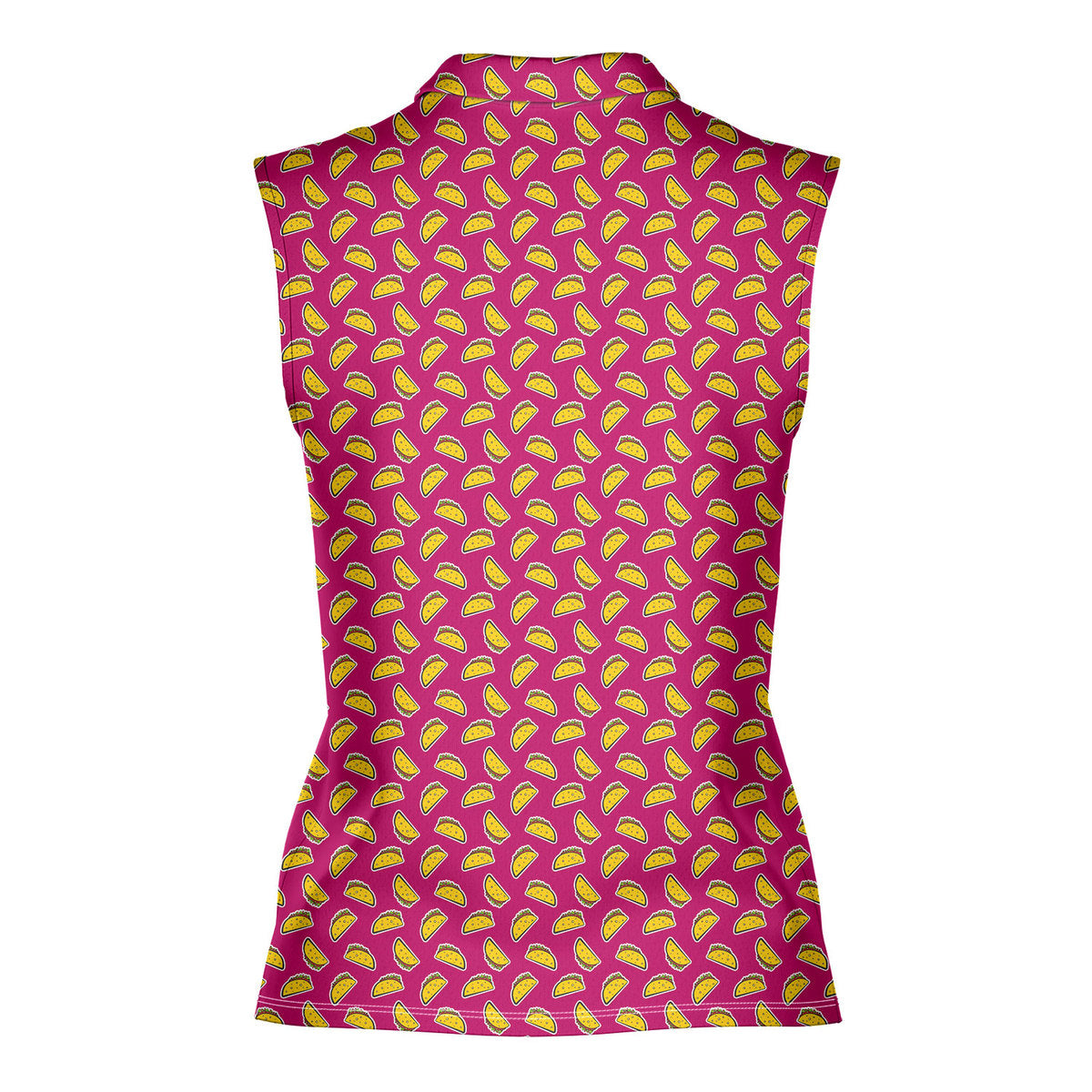 The Pink Taco - Ladies Sleeveless Golf Polo