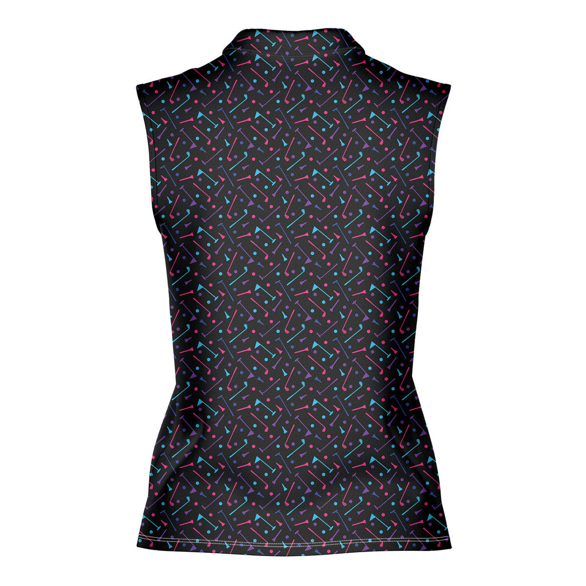 Dings Golf - Ladies Sleeveless Golf Polo Shirt