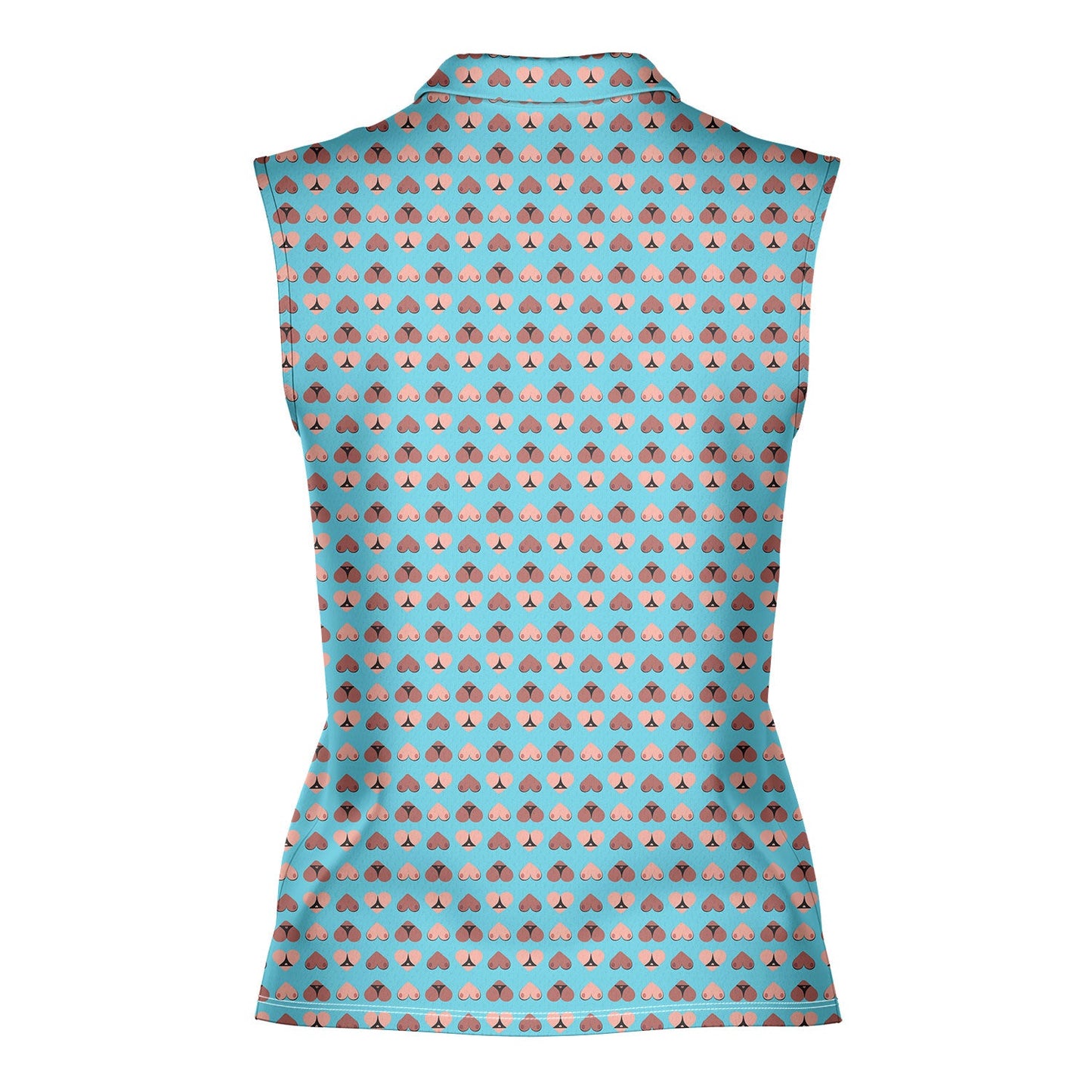 Heart Hip - Ladies Sleeveless Golf Polo Shirt