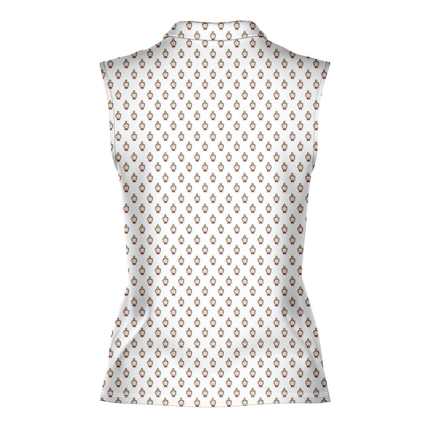 Friendly Hello - Ladies Sleeveless Golf Polo Shirt