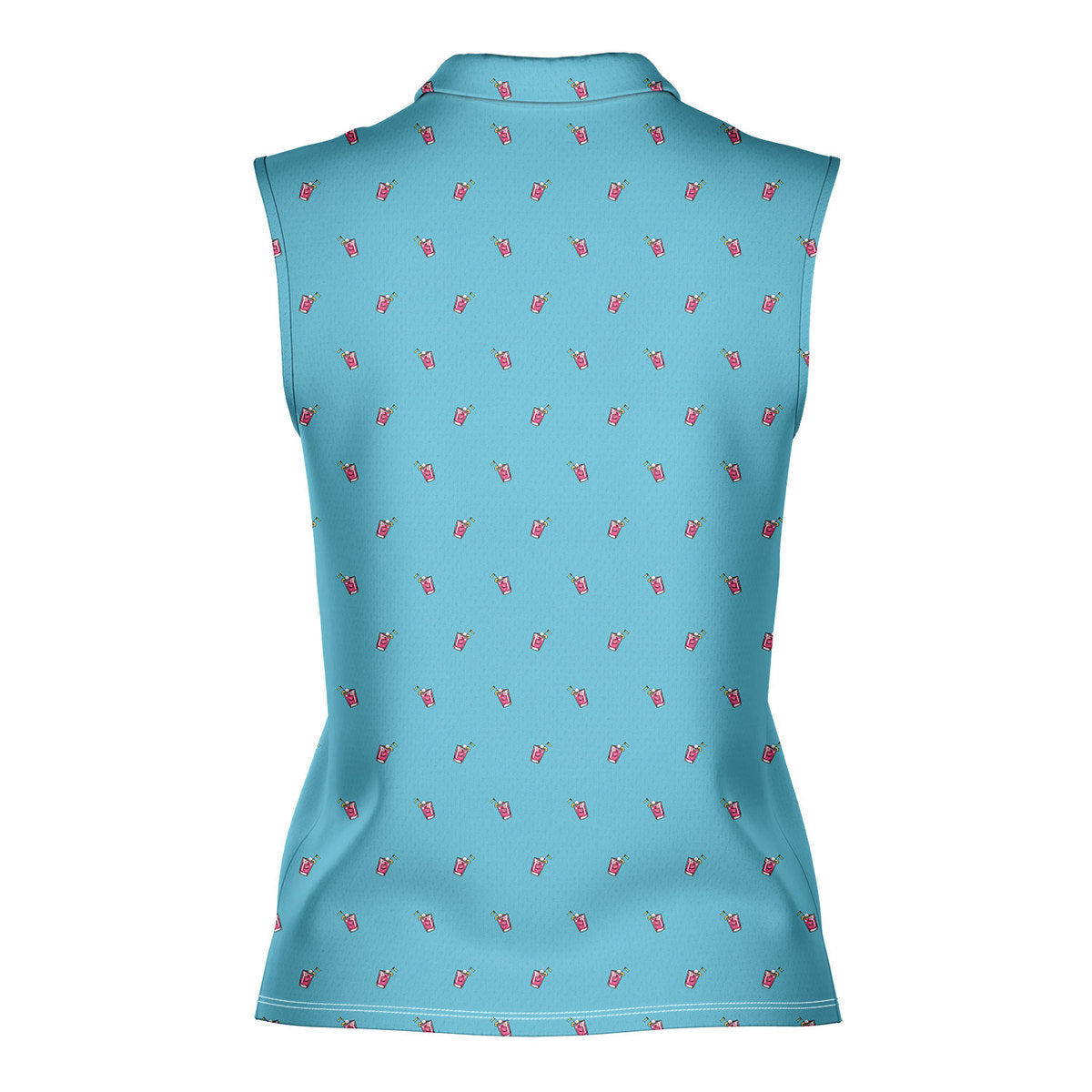 It's Fore O'clock Somewhere - Ladies Sleeveless Golf Polo Shirt