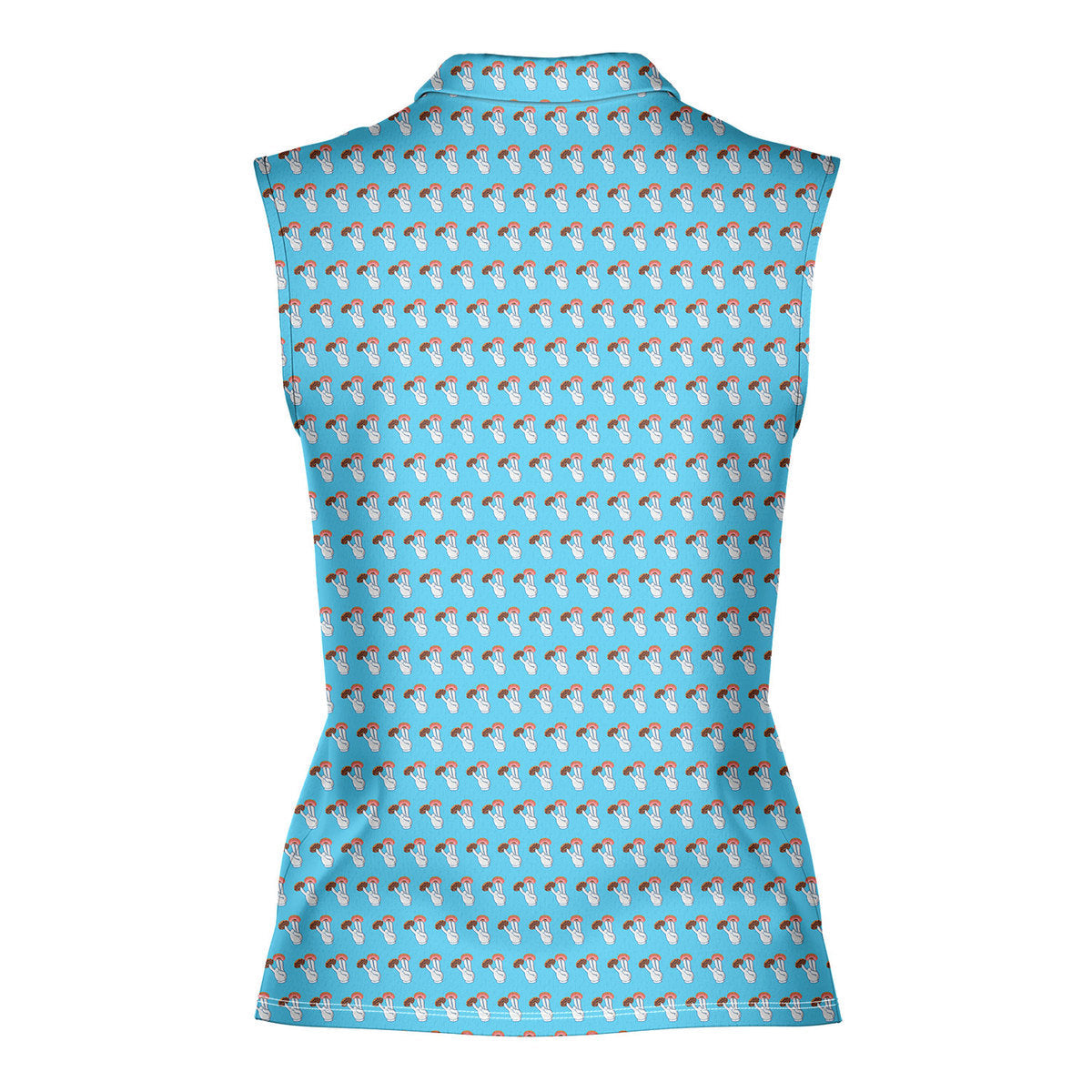 2 in the Pink 1 in the Stink Funny Shocker - Ladies Sleeveless Golf Polo Shirt
