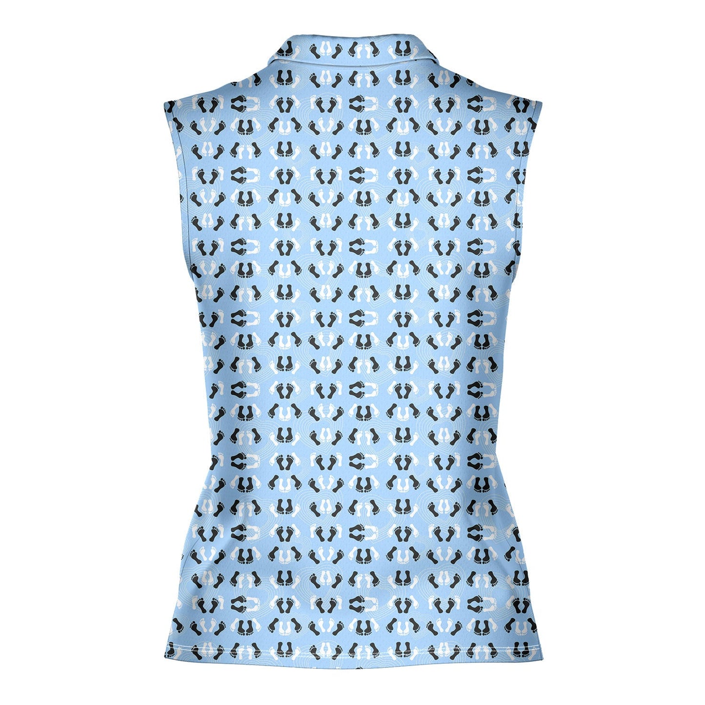 Feet Feet S-e-x Missionary Position - Ladies Sleeveless Golf Polo Shirt