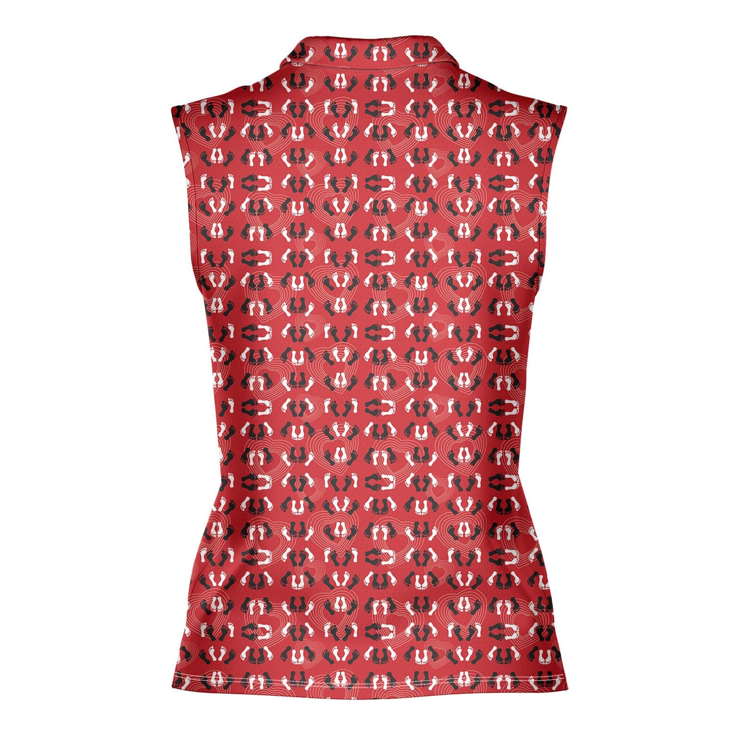 Feet Feet S-e-x Missionary Position - Ladies Sleeveless Golf Polo Shirt