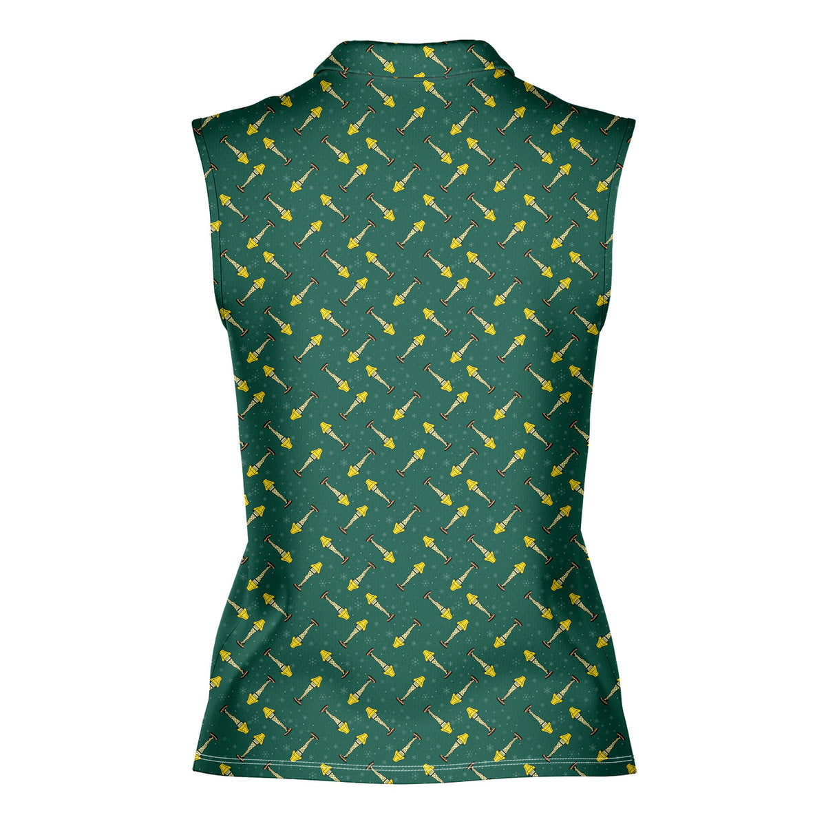 The Fragile Leg Lamp Christmas - Ladies Sleeveless Golf Polo Shirt