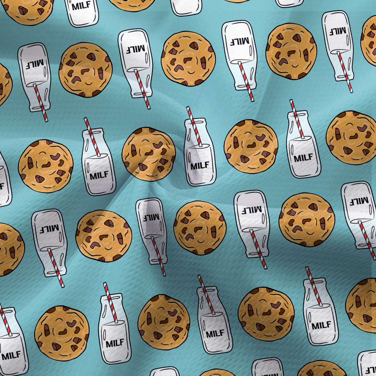 Milk 'N' Cookies - Ladies Sleeveless Golf Polo Shirt