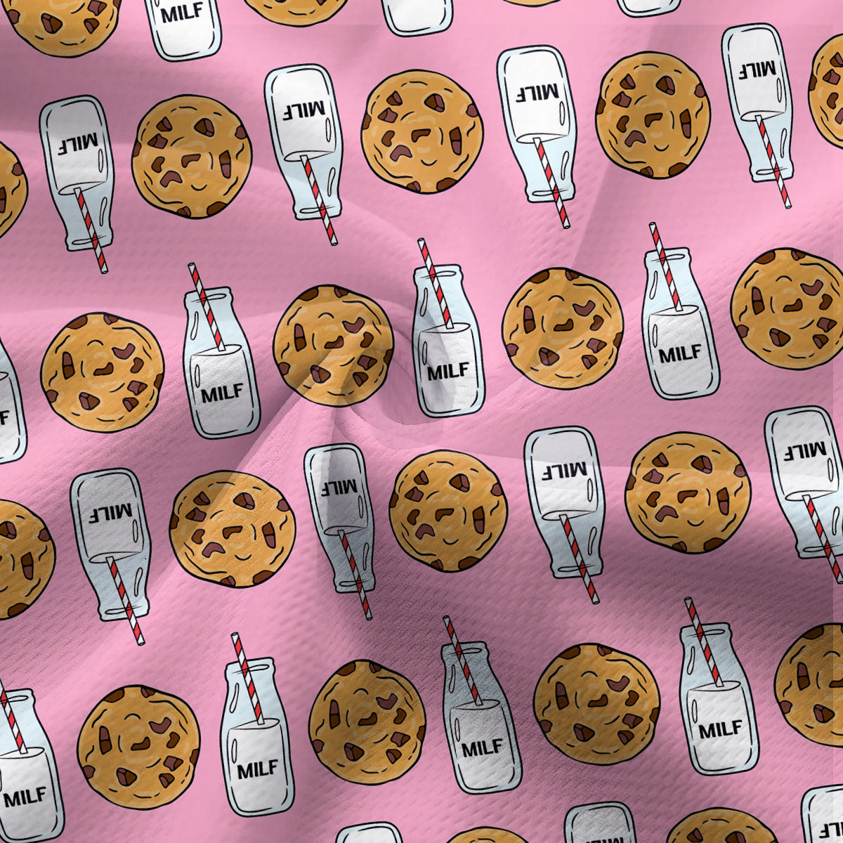 Milk 'N' Cookies - Ladies Sleeveless Golf Polo Shirt