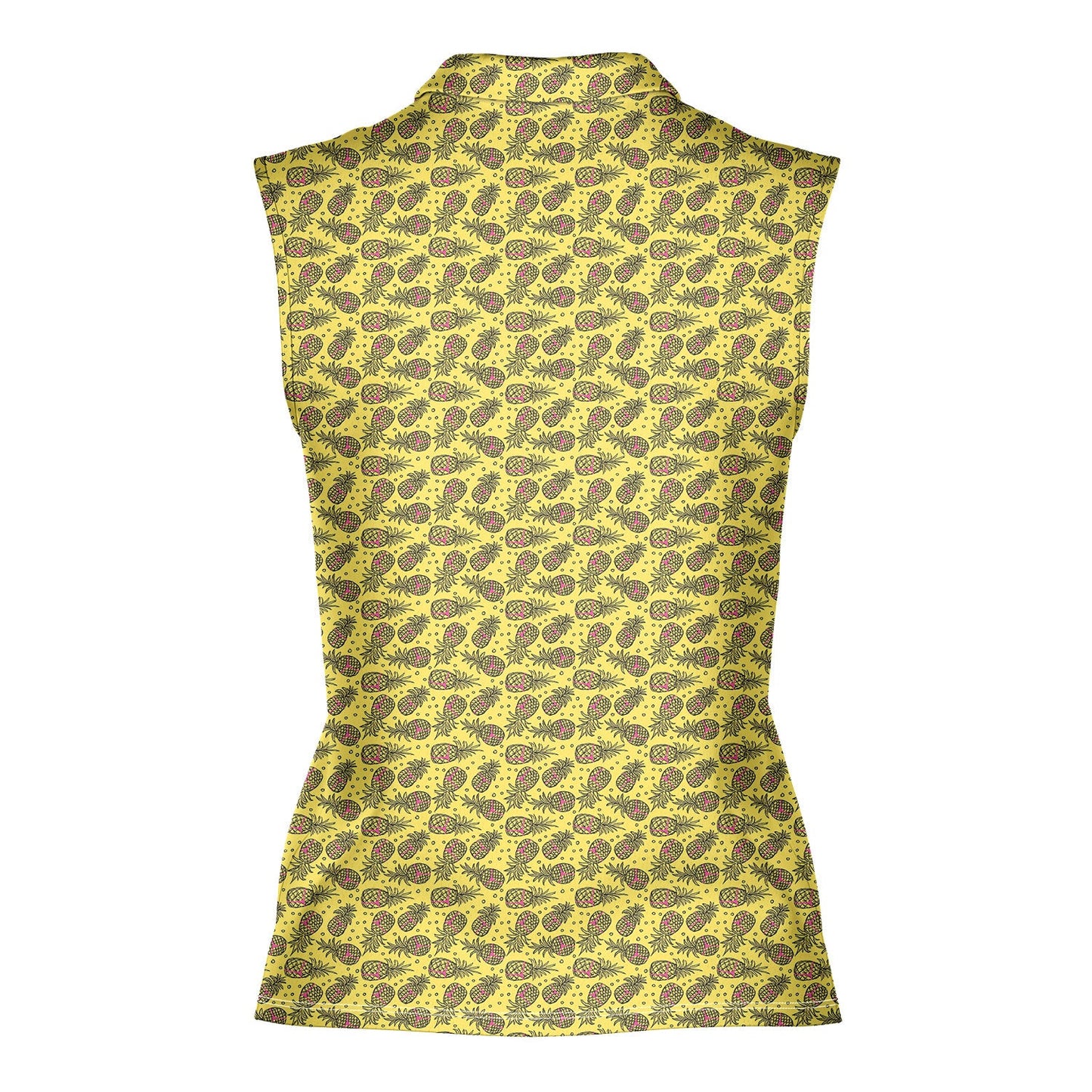 Pineapple Slut - Ladies Sleeveless Golf Polo Shirt