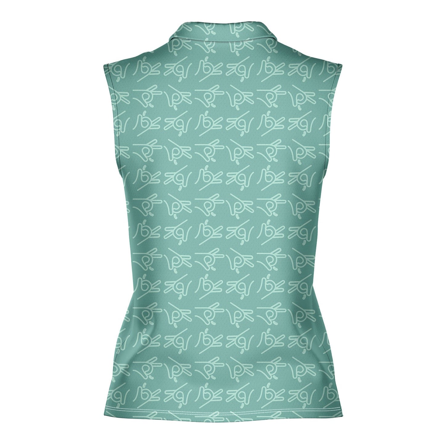 Bean Flicker - Ladies Sleeveless Golf Polo Shirt