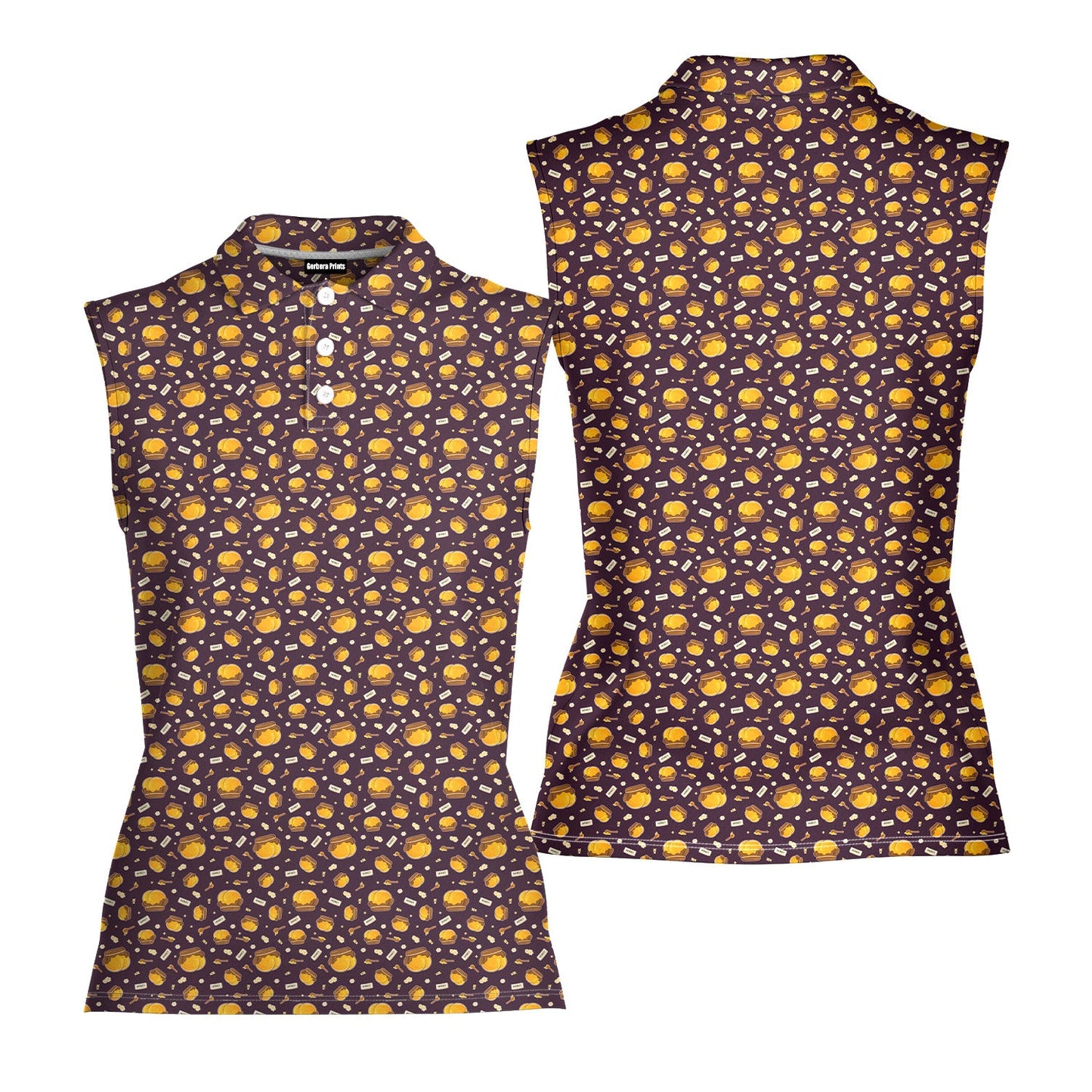 Honey Pot - Ladies Sleeveless Golf Polo Shirt