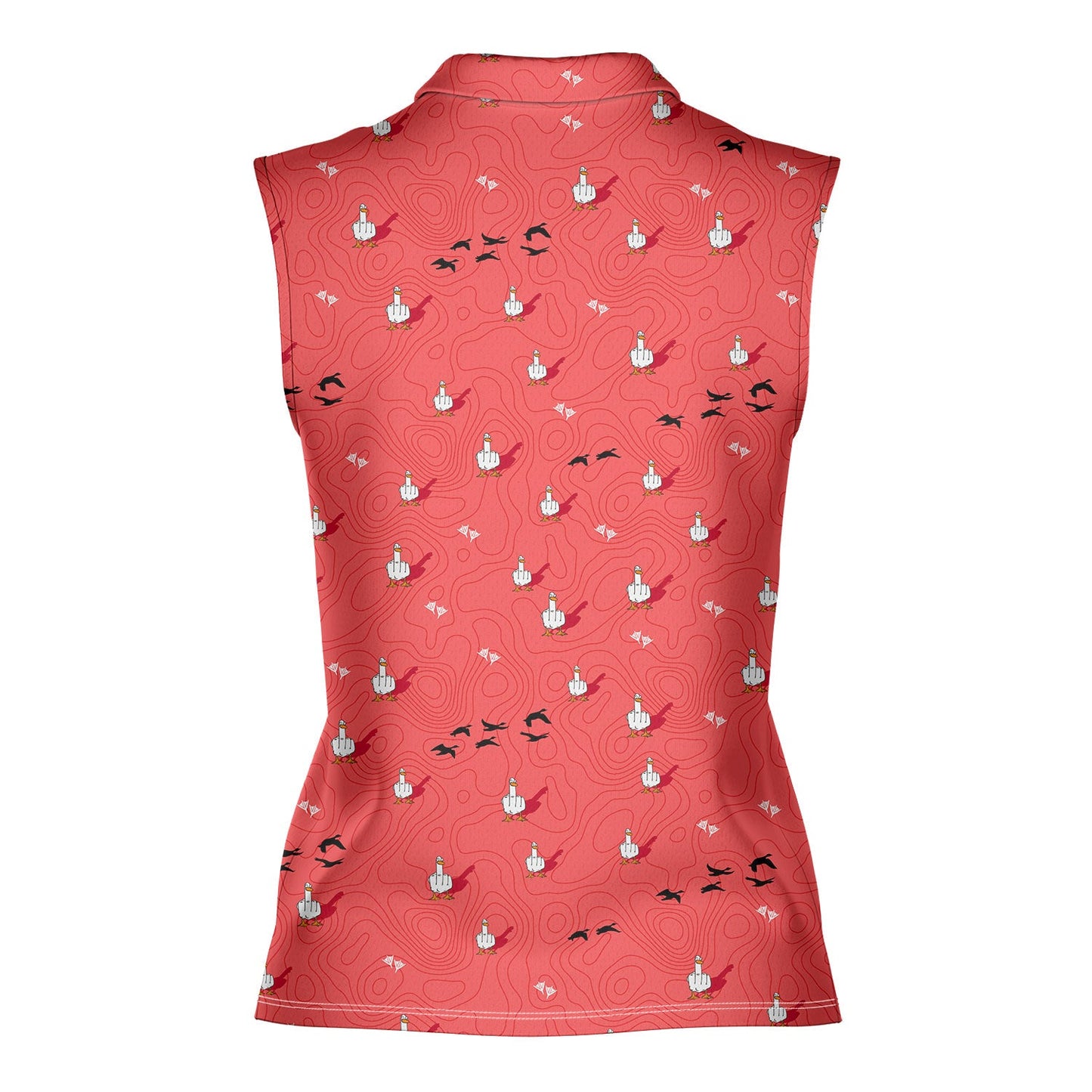 Duck You - Ladies Sleeveless Golf Polo Shirt