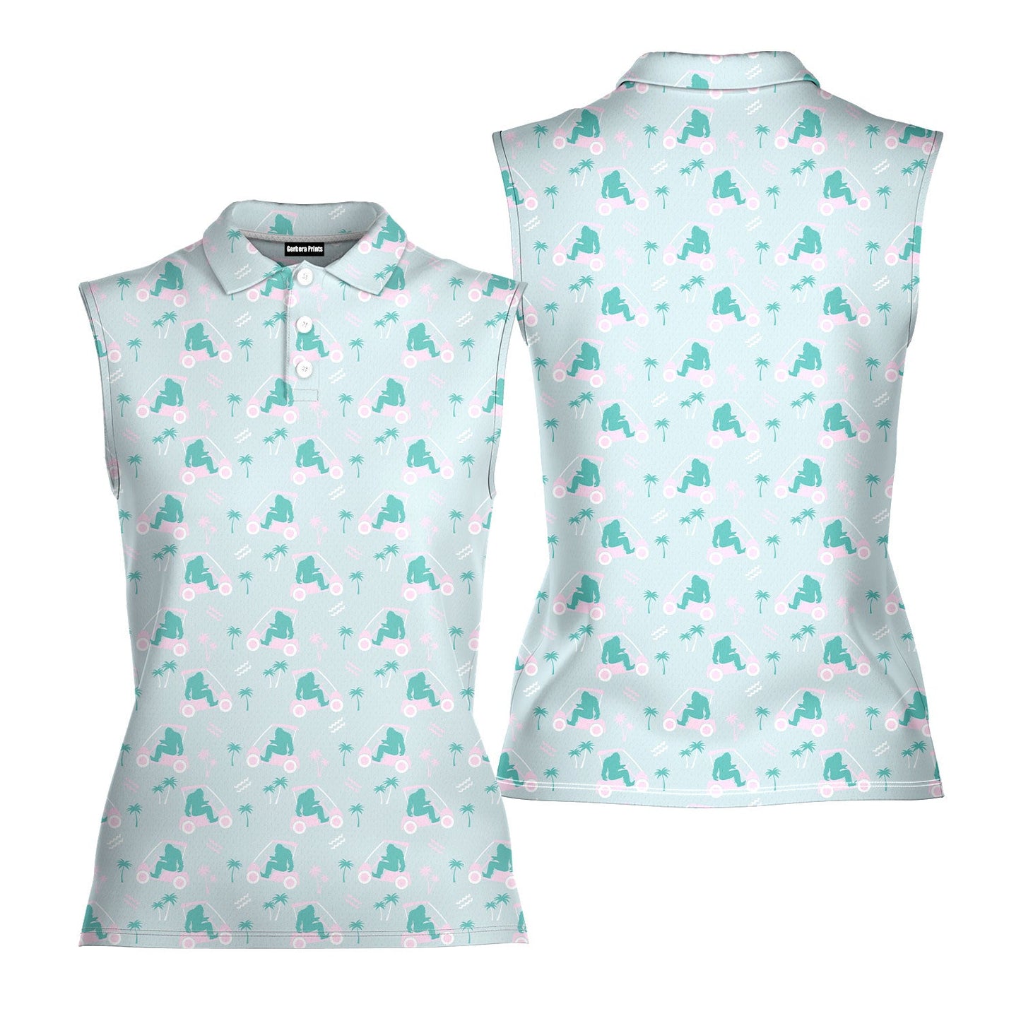 Bigfoot Golf - Ladies Sleeveless Golf Polo Shirt