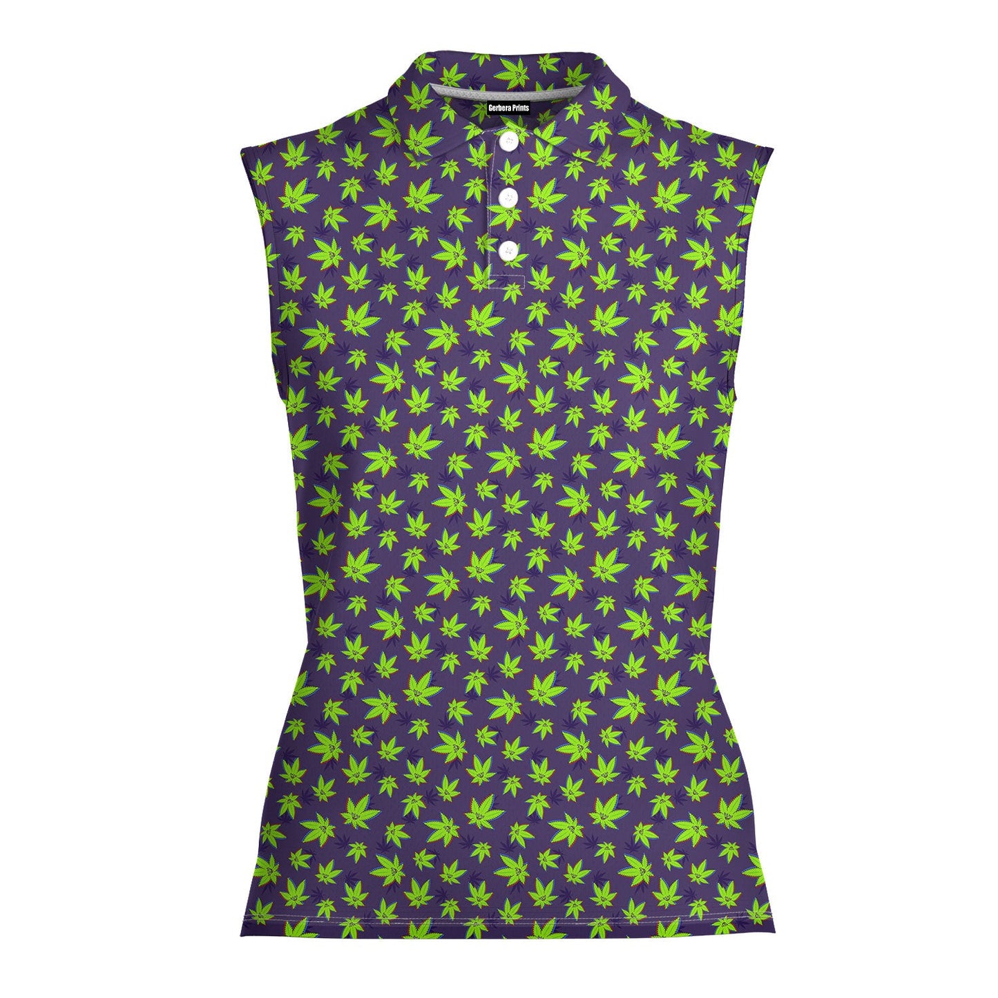 Mary Jane - Ladies Sleeveless Golf Polo Shirt