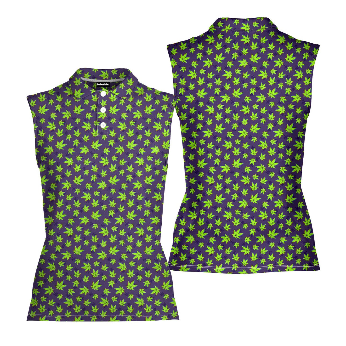 Mary Jane - Ladies Sleeveless Golf Polo Shirt
