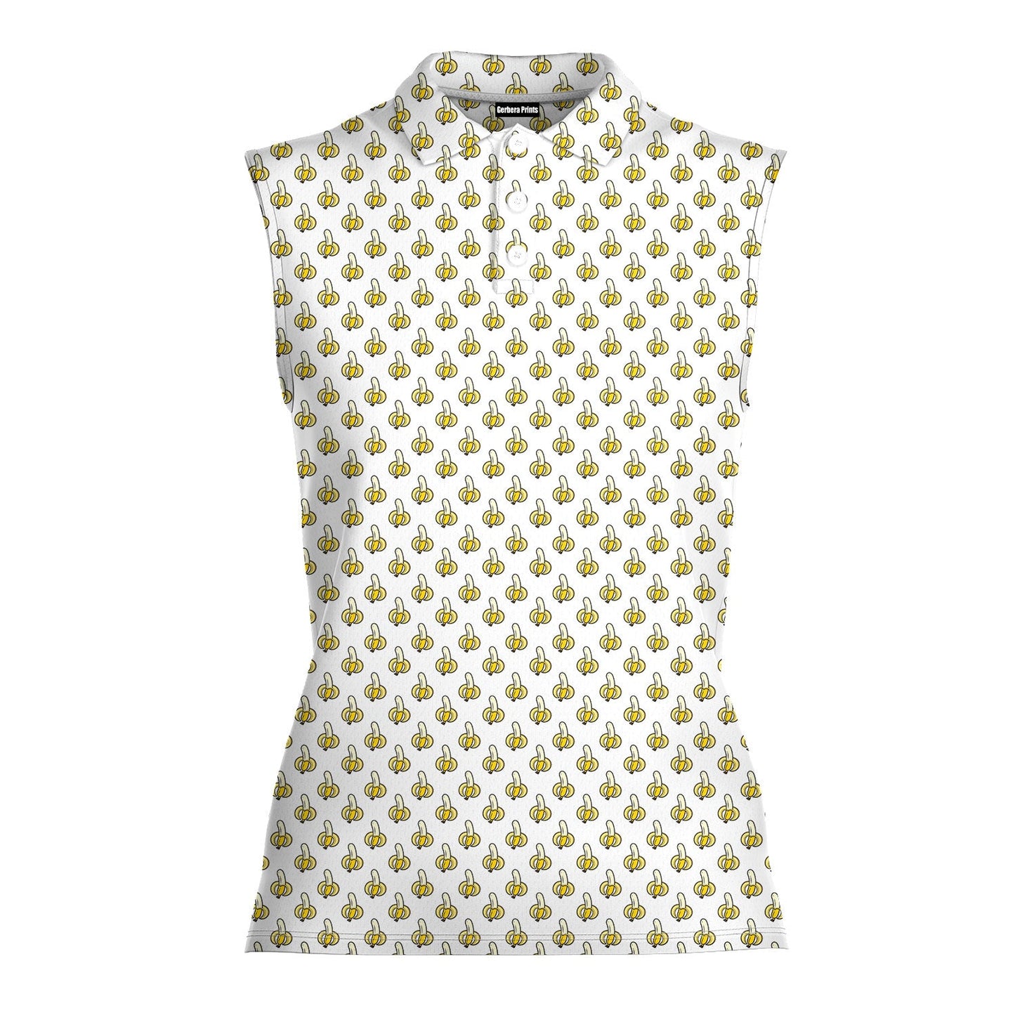 Banana - Ladies Sleeveless Golf Polo Shirt