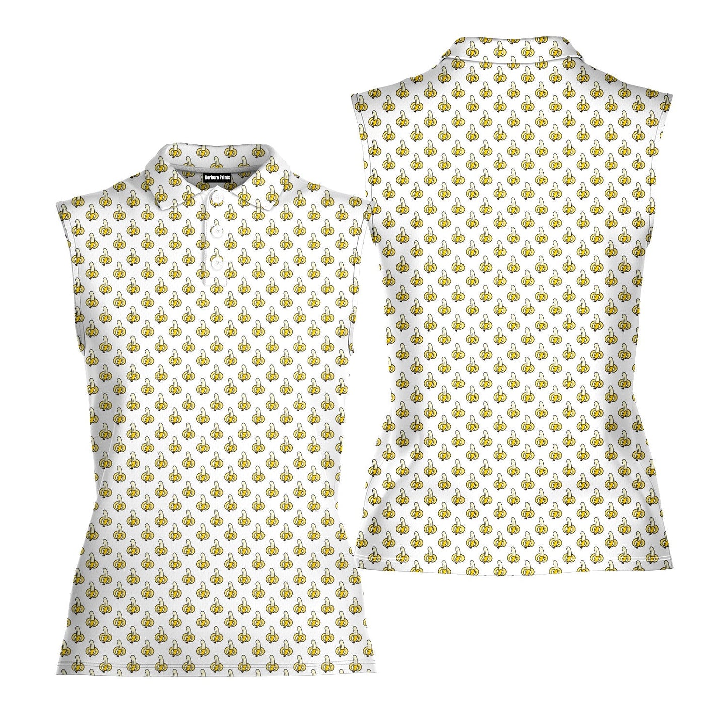 Banana - Ladies Sleeveless Golf Polo Shirt