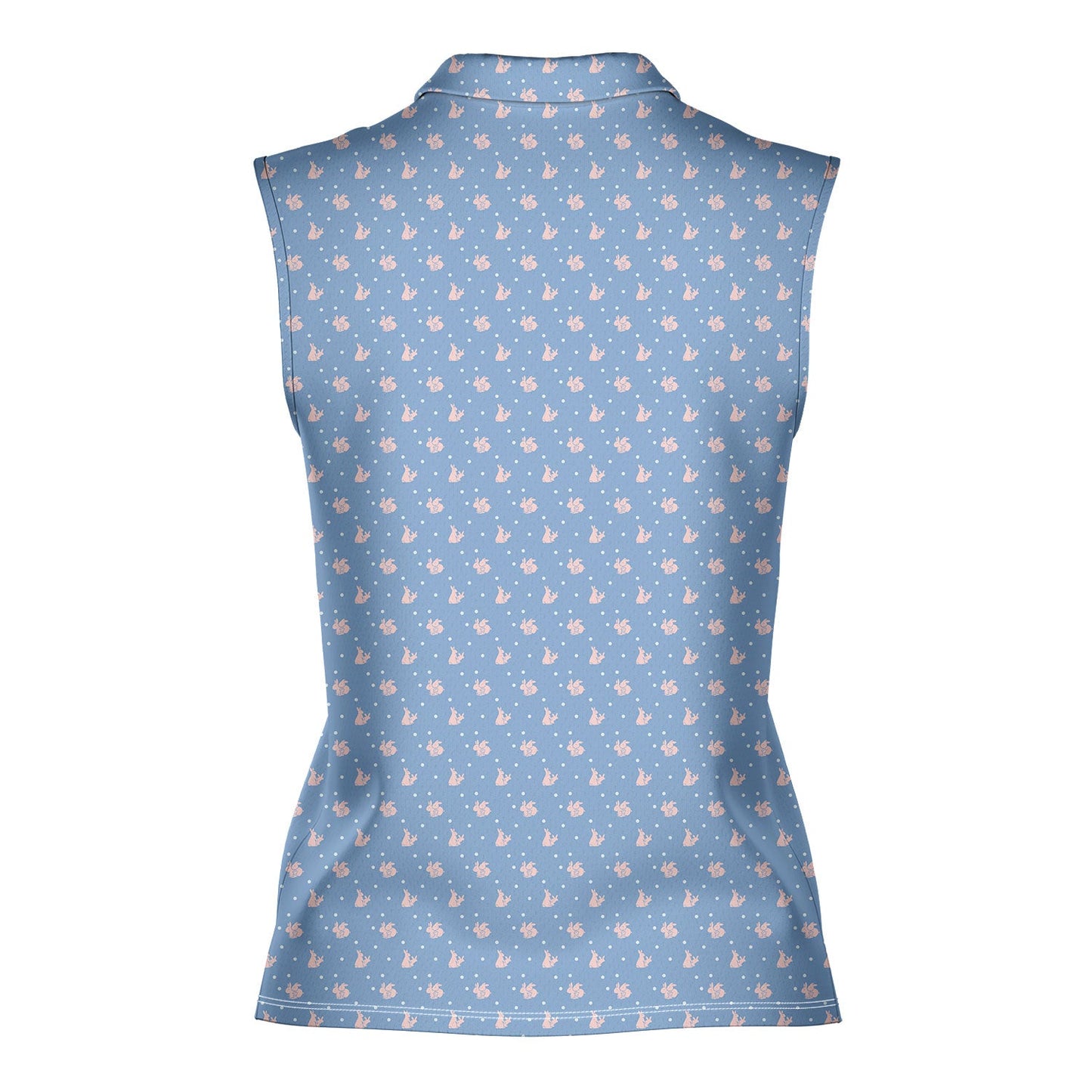 Lovers Rabbits - Ladies Sleeveless Golf Polo Shirt