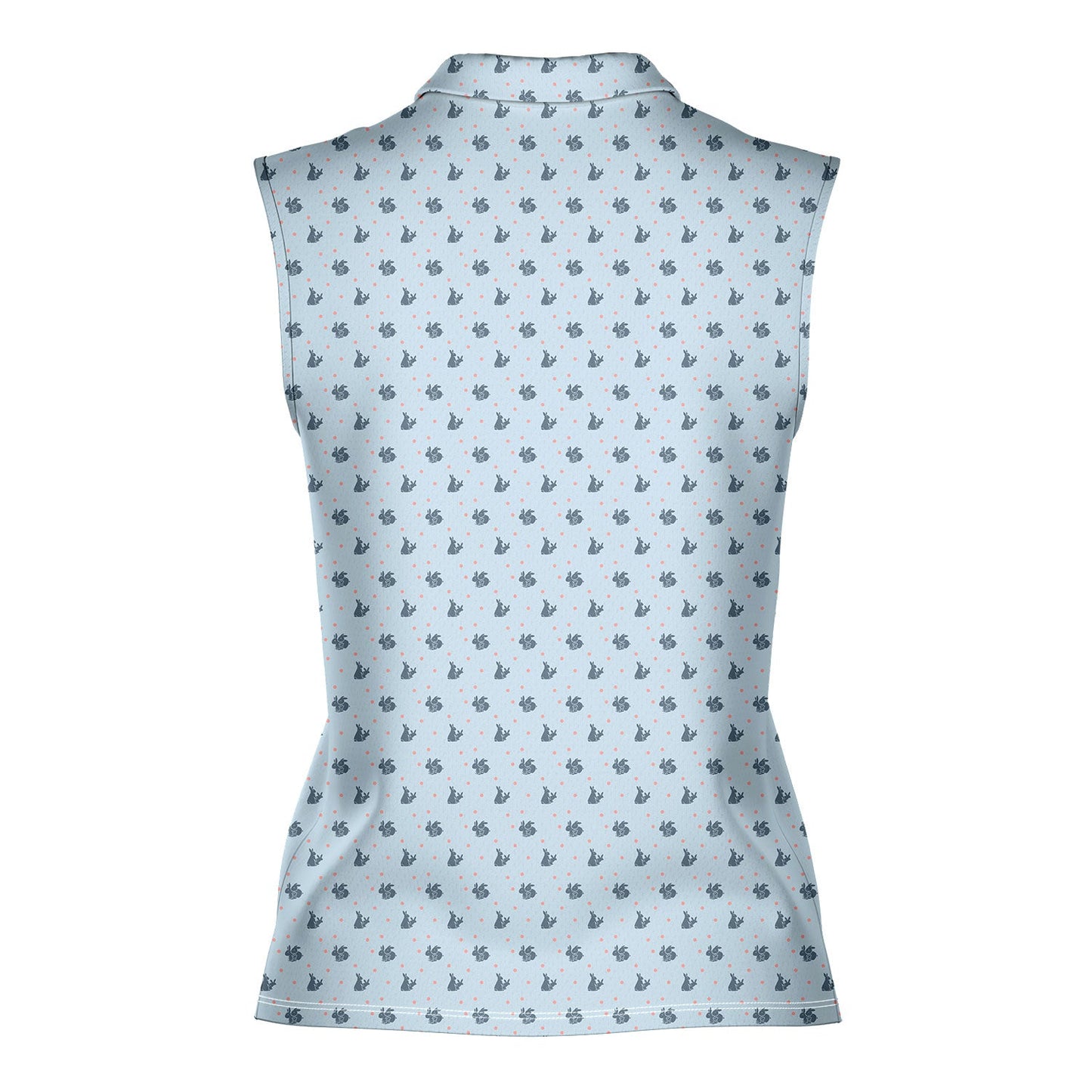 Lovers Rabbits - Ladies Sleeveless Golf Polo Shirt