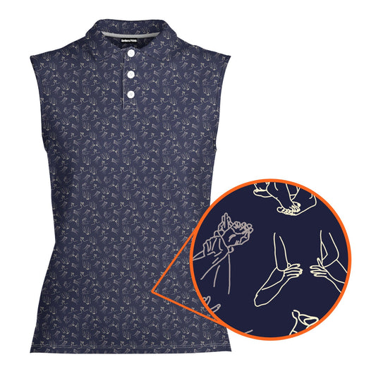 Thirsty - Ladies Sleeveless Golf Polo Shirt