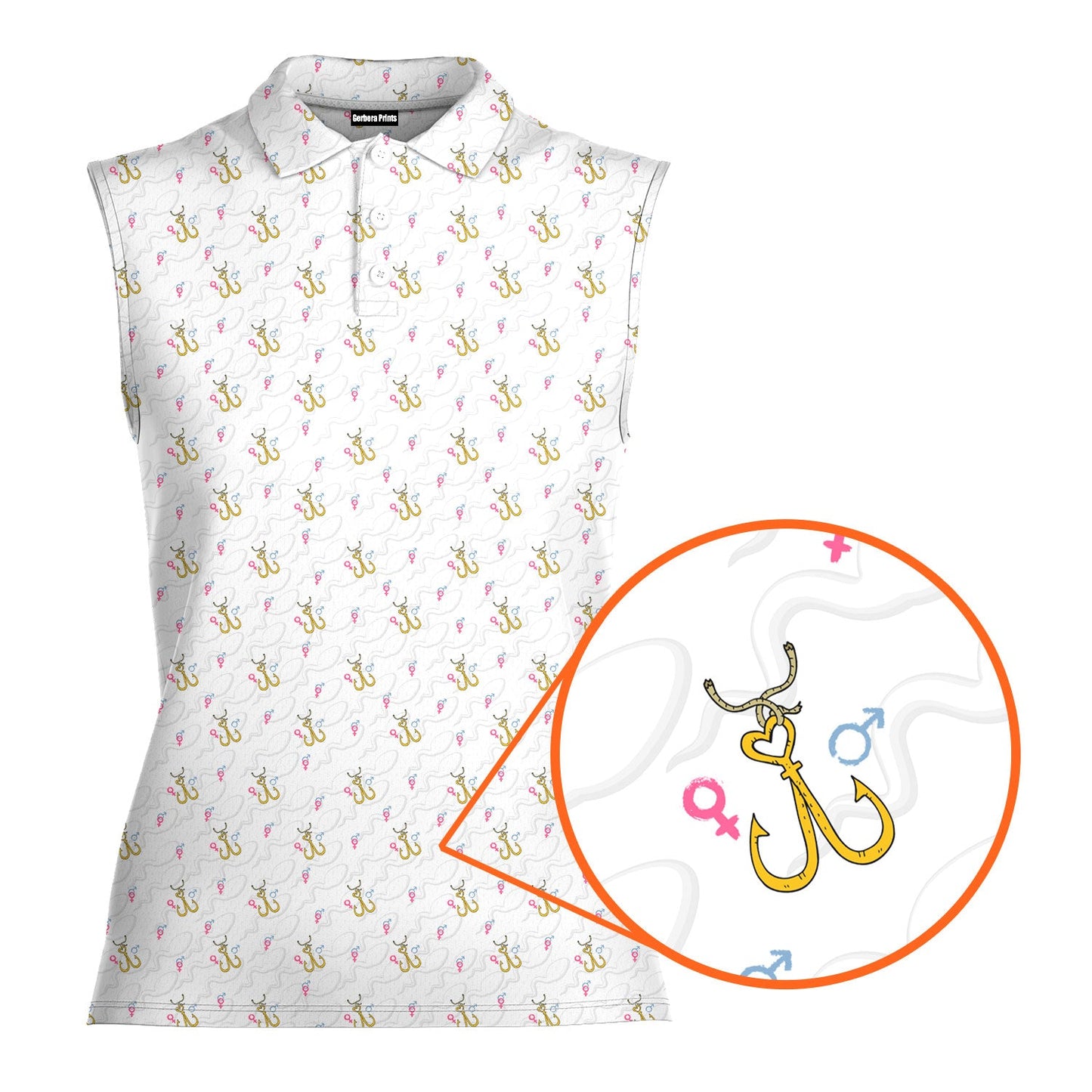 Hook Up - Ladies Sleeveless Golf Polo Shirt
