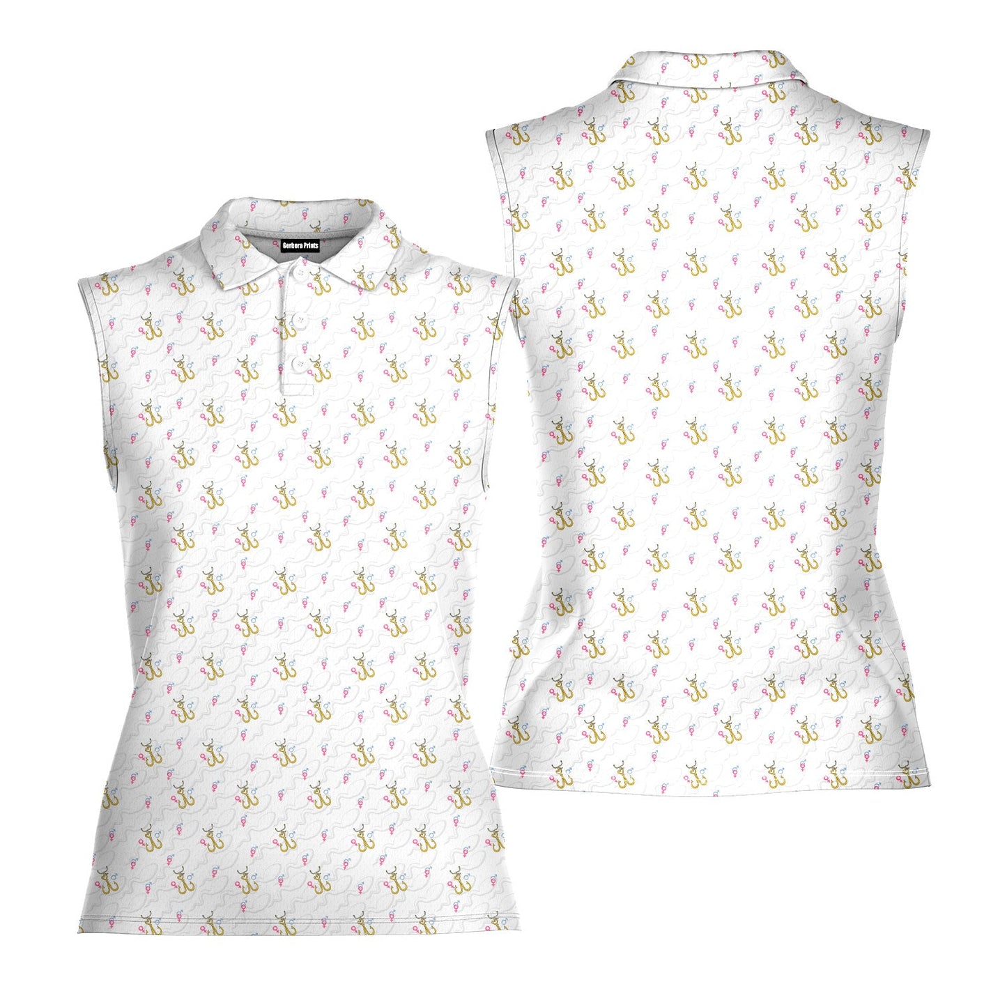 Hook Up - Ladies Sleeveless Golf Polo Shirt